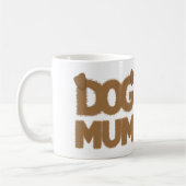 Schattigee fluffy "dog mum" zin met hondenoren car koffiemok (Links)