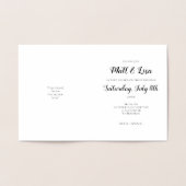 Schattigee Folie bruiloft uitnodiging (Binnen)