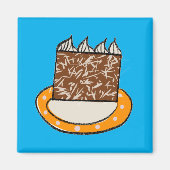 Schattigee Forest Cake Magnet (Voorkant)