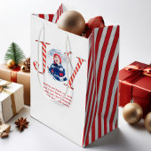 Schattigee foto Christmas Joy gepersonaliseerd Medium Cadeauzakje