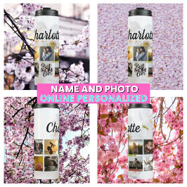 Schattigee foto Collage Moeder's Keepsake Thermosbeker