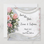 Schattigee  Foto Ecru Papier Sla de Datum op Kaart (Achterkant)