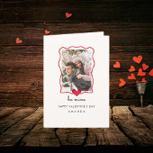 Schattigee Foto Hart Man Vrouw Valentijn kaart
