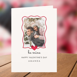 Schattigee Foto Hart Man Vrouw Valentijn kaart