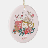 Schattigee foto kerst ornament (Rechts)