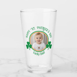 Schattigee foto Lucky Dad Clover St Patricks Day Glas