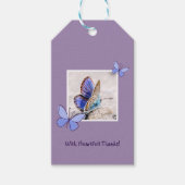 Schattigee foto - met oprechte Bedankt! Dank je Cadeaulabel (Voorkant)