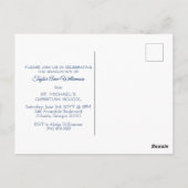 Schattigee Foto Middelbare School Afstuderen Uitno Briefkaart (Achterkant)