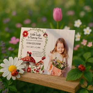 Schattigee foto Onze kleine lieveheersbeestje verj Kaart