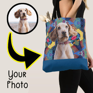 Schattigee Foto Pet Dog Gift voor Mama Puppy Lover Tote Bag