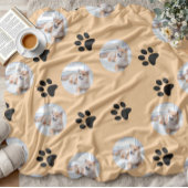 Schattigee foto Pet Lover Taste Kitchen Fleece Deken