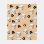 Schattigee foto Pet Lover Taste Kitchen Fleece Deken (Voorkant)