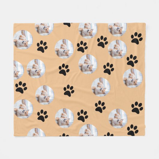 Schattigee foto Pet Lover Taste Kitchen Fleece Deken (Voorkant (Horizontaal))