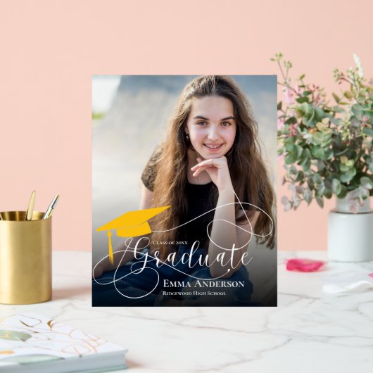 Schattigee fotoaankondigingklasse van 2025 voor de acryl bord (Huwelijk)