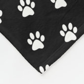 Schattigee Fotocollage Pet Dog Naam Fleece Deken (Hoek)