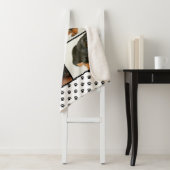 Schattigee Fotocollage Pet Dog Naam Sherpa Deken (In situ)