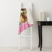 Schattigee Fotocollage Pet Dog Naam Sherpa Deken (In situ)