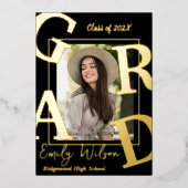 Schattigee fotoklas van de aankondiging van het Af (Voorkant)