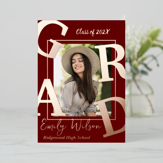 Schattigee fotoklas van de aankondiging van het Af (Staand Voorkant)