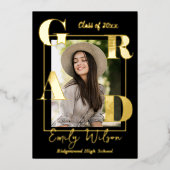 Schattigee fotoklas van de aankondiging van het Af (Voorkant)