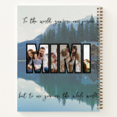 Schattigee fototijdschriften voor de aangepaste fa notitieboek (Achterkant)