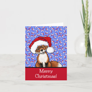 Schattigee Fox Christmas Kaart
