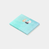 Schattigee Fox en Konijn Cartoon Schets Post-it® Notes (Schuin)