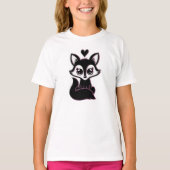Schattigee Fox Girls T-shirt (Voorkant)