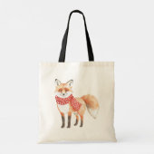 Schattigee Fox Heart Balloon Tote Bag (Achterkant)