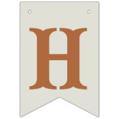 Schattigee Fox Herfst 1e Verjaardag bunting banner (Tweede vlag)