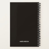 Schattigee Fox met Journal - "Opgroeien? Word wild Notitieboek (Achterkant)