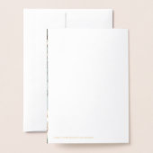  Schattigee Fox Photo Script Geboorteaankondiging Folie Kaarten (Met envelop)