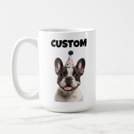 Schattigee Franse Bulldog Custom Birthday Koffiemok