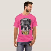 Schattigee Franse Bulldog Dragen Hip Hop Rapper Pe T-shirt (Voorkant volledig)