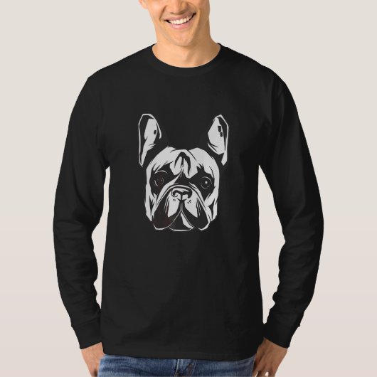 Schattigee Franse Bulldog Frenchie Hondeneigenaar T-shirt (Voorkant)