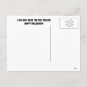 Schattigee Franse Bulldog Frenchie Vampire Hallowe Feestdagenkaart (Achterkant)