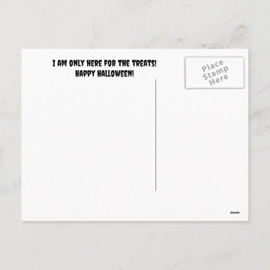 Schattigee Franse Bulldog Frenchie Vampire Hallowe Feestdagenkaart (Achterkant)