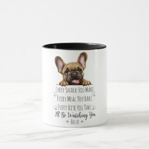 Schattigee Franse Bulldog Funny Custom Mok
