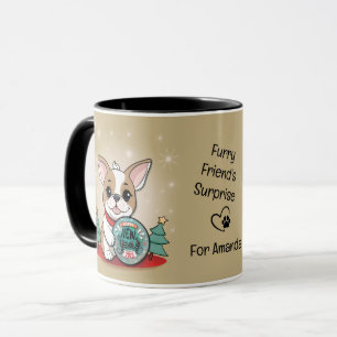 Schattigee Franse Bulldog Funny Happy New Year Mok