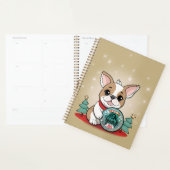 Schattigee Franse Bulldog Funny Happy New Year Planner (Display)