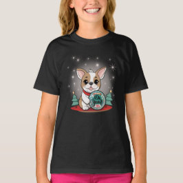 Schattigee Franse Bulldog Funny Happy New Year T-shirt