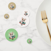 Schattigee Franse Bulldog Funny Oudejaarsavond Fee Confetti (Groep)