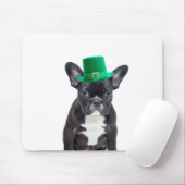Schattigee Franse Bulldog met Pet St. Patrick's Da Muismat (Met muis)