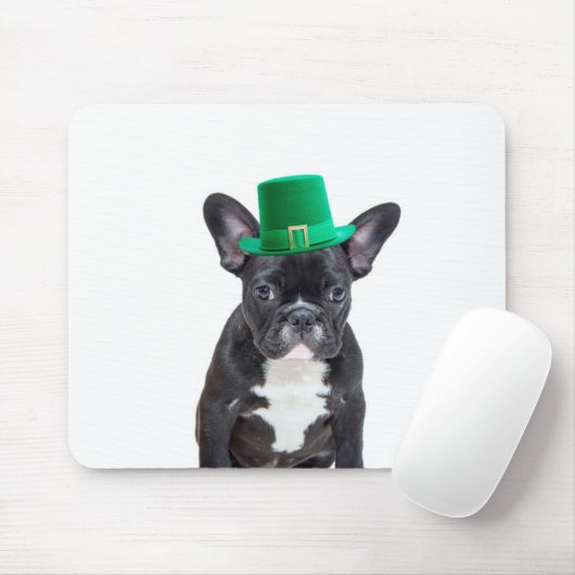 Schattigee Franse Bulldog met Pet St. Patrick's Da Muismat (Met muis)