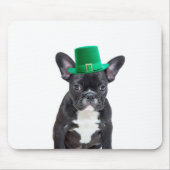 Schattigee Franse Bulldog met Pet St. Patrick's Da Muismat (Voorkant)