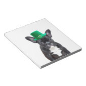 Schattigee Franse Bulldog met Pet St. Patrick's Da Notitieblok (Schuin)