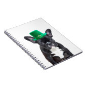 Schattigee Franse Bulldog met Pet St. Patrick's Da Notitieboek (Rechterzijde)