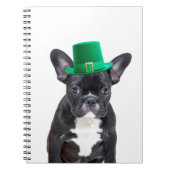 Schattigee Franse Bulldog met Pet St. Patrick's Da Notitieboek (Voorkant)