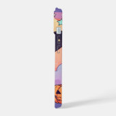 Schattigee Franse Bulldog pastel heks pet Hallowee iPhone 15 Case (Linkerkant)