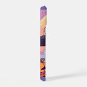 Schattigee Franse Bulldog pastel heks pet Hallowee iPhone 15 Case (Rechterkant)